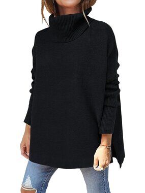 Cozy Oversized Turtleneck Sweater for Women | Fall Fashion Essential